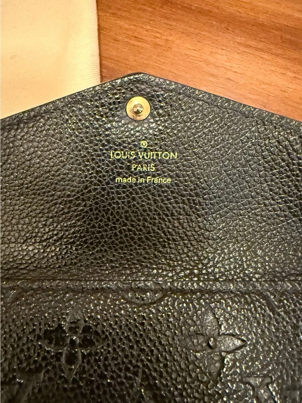Louis Vuitton Black Monogram Envelope Wallet 💯authentic
